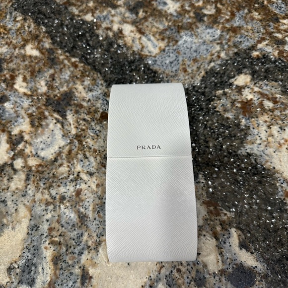 Prada white sunglasses case and box (hard case) - mint condition. Never used. - Picture 2 of 7